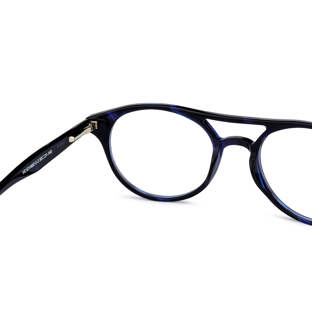 Vincent Chase Online Blue Transparent Full Rim Round left side