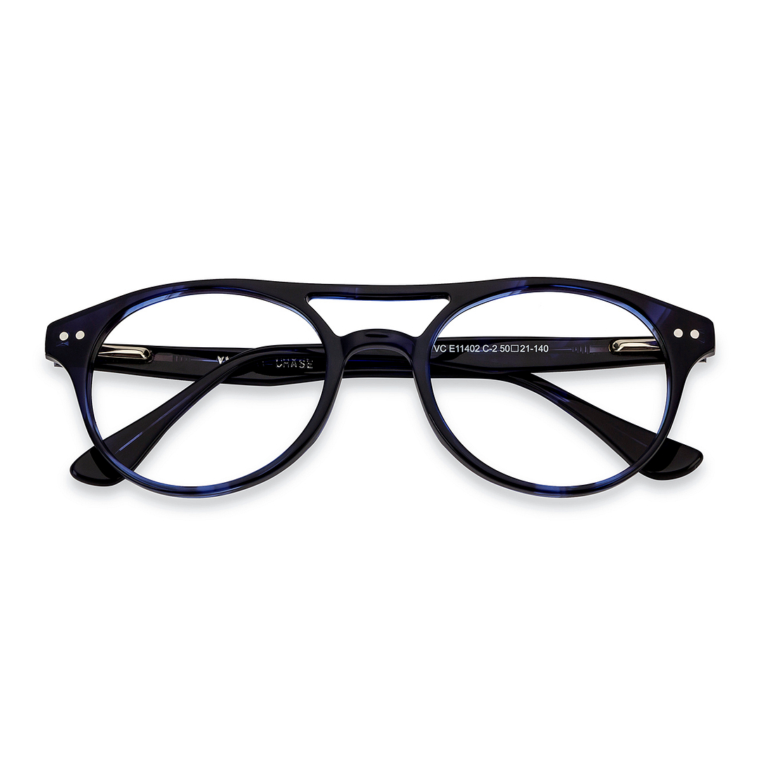 Vincent Chase Online Blue Transparent Full Rim Round right side
