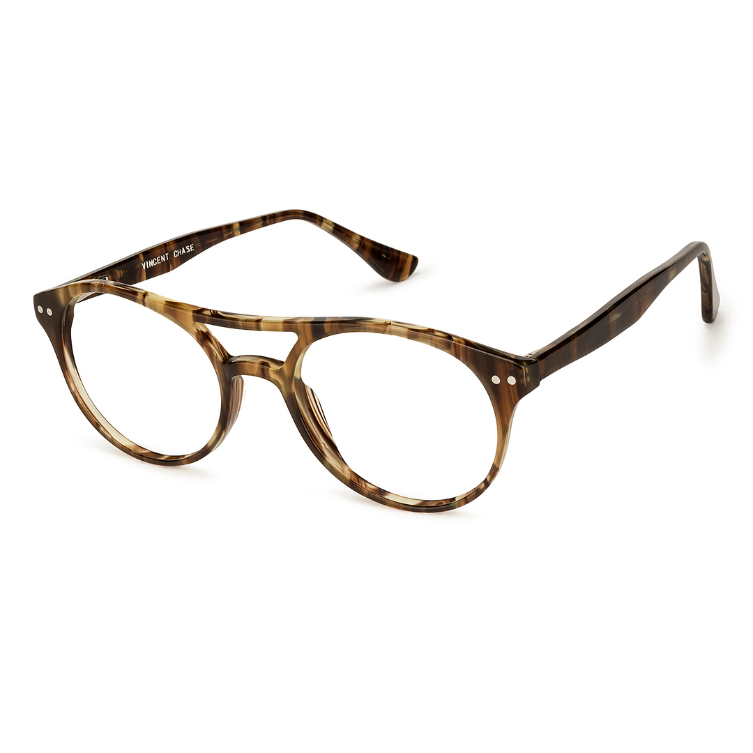 Vincent Chase Online Light Brown Full Rim Round right side