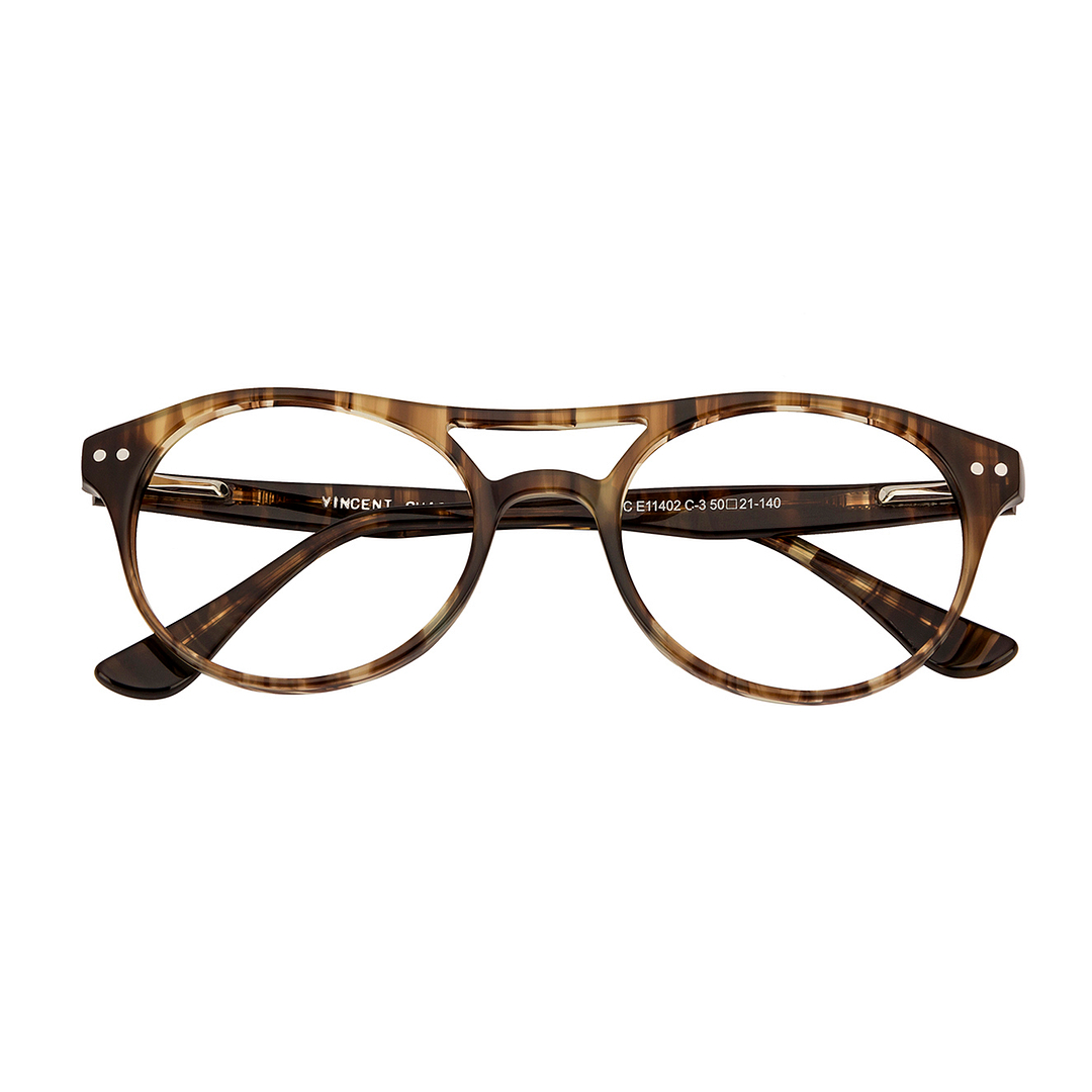 Vincent Chase Online Light Brown Full Rim Round left side