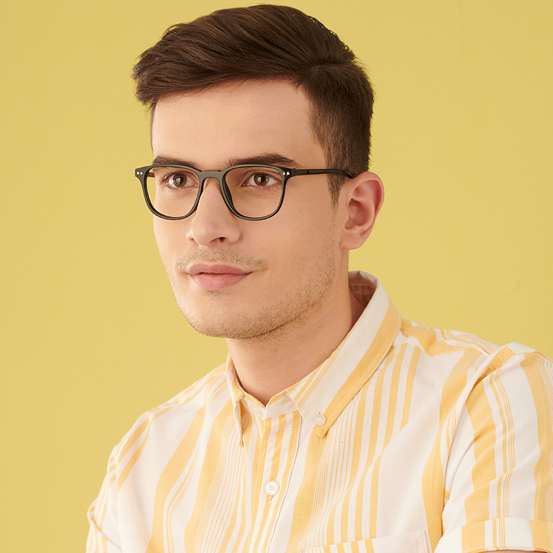 Vincent Chase Online Black Full Rim Square left side