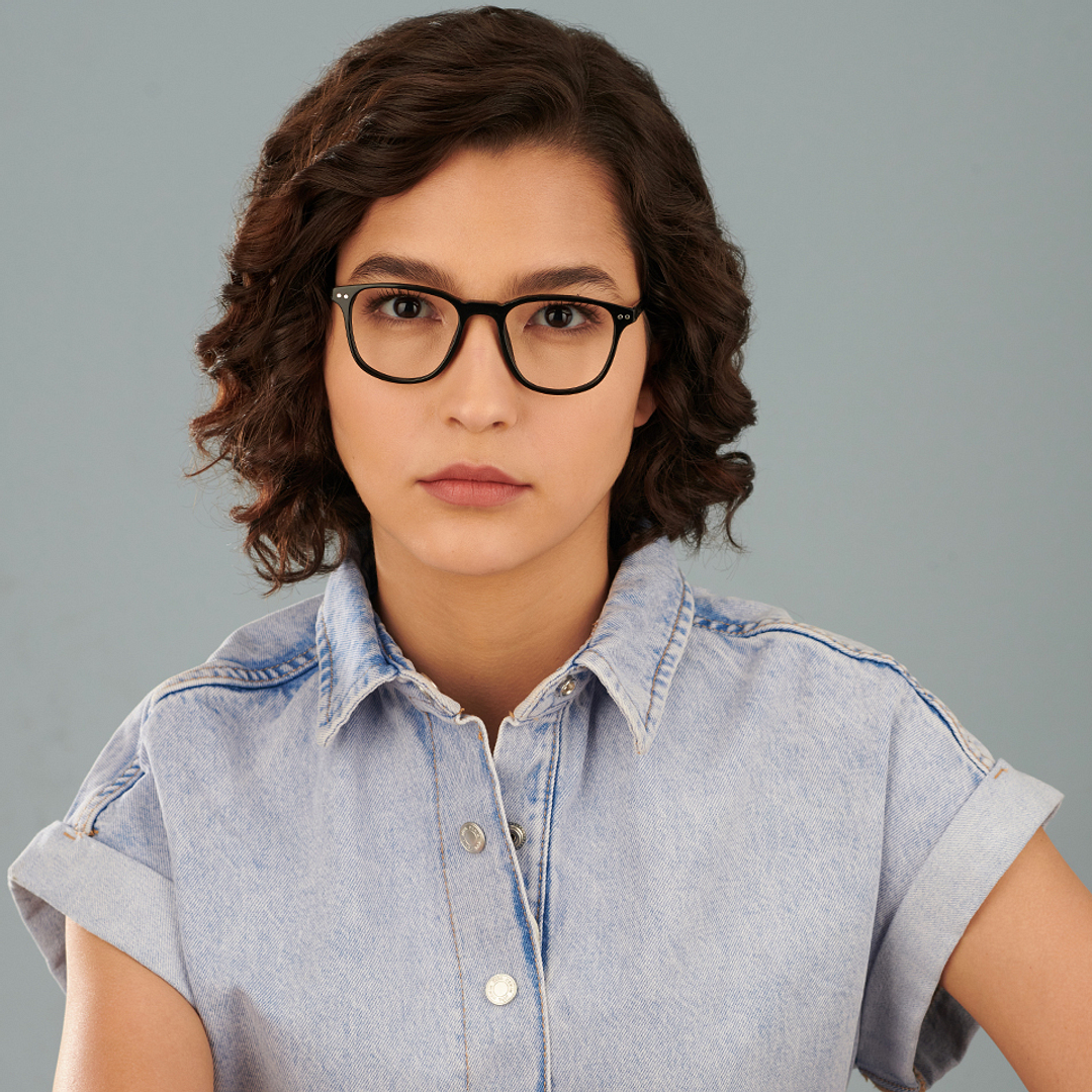 Vincent Chase Online Black Full Rim Square right side