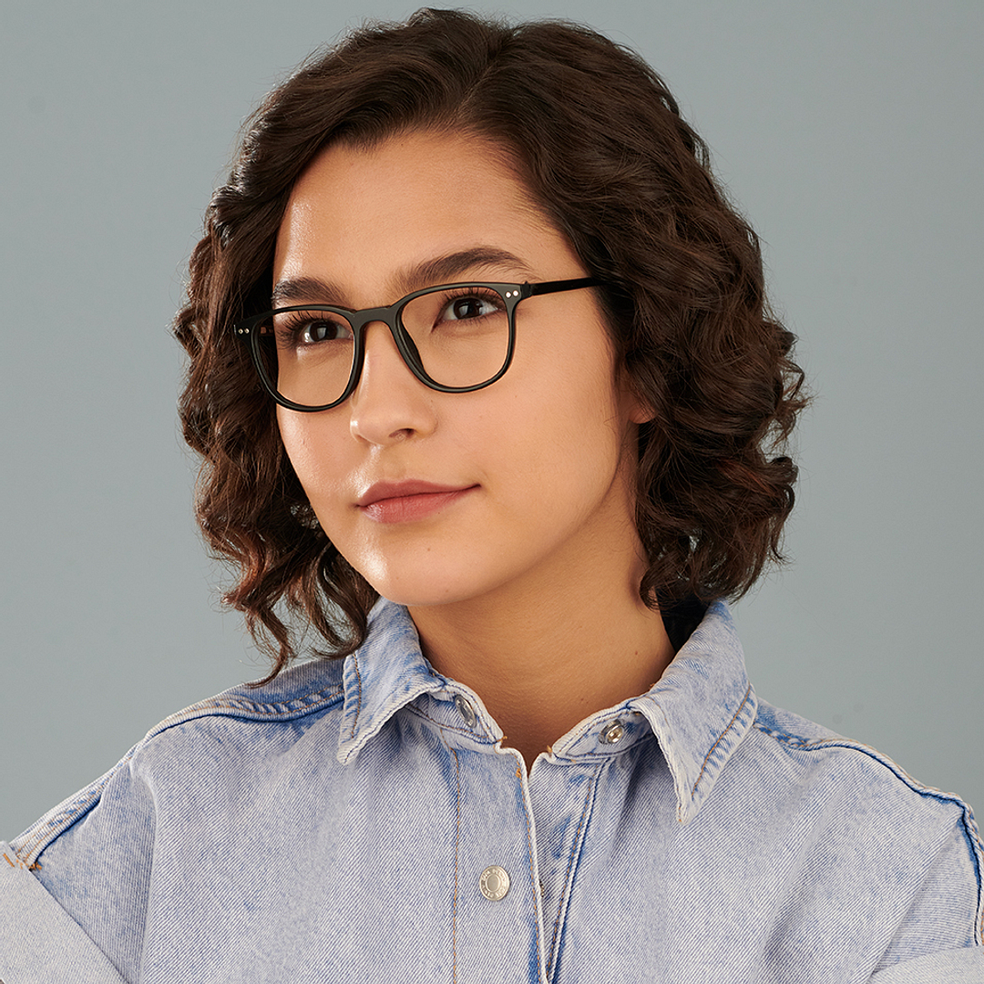 Vincent Chase Online Black Full Rim Square left side