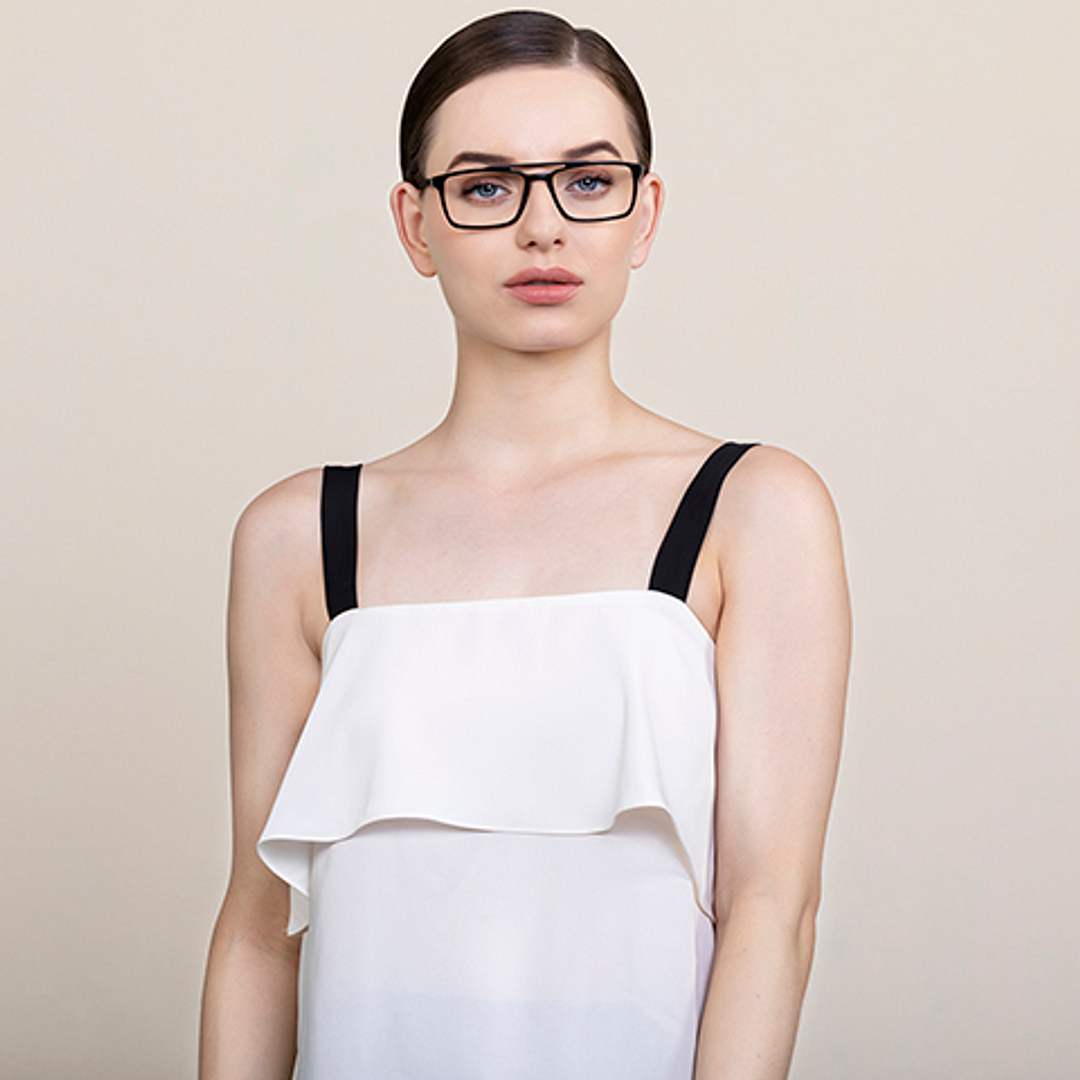 Vincent Chase Online Black Full Rim Rectangle right side