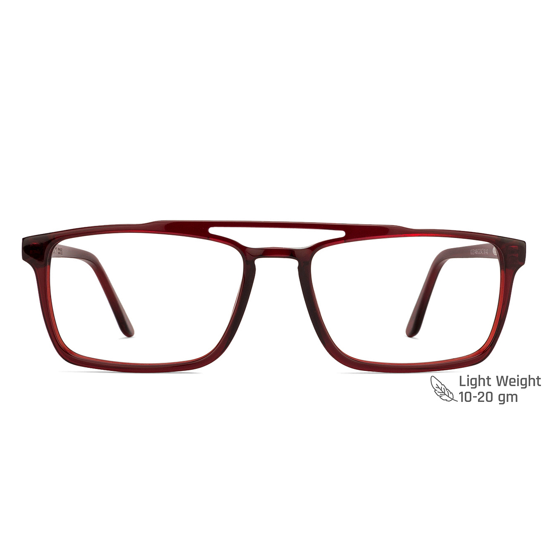 Vincent Chase Online Red Full Rim Rectangle left side