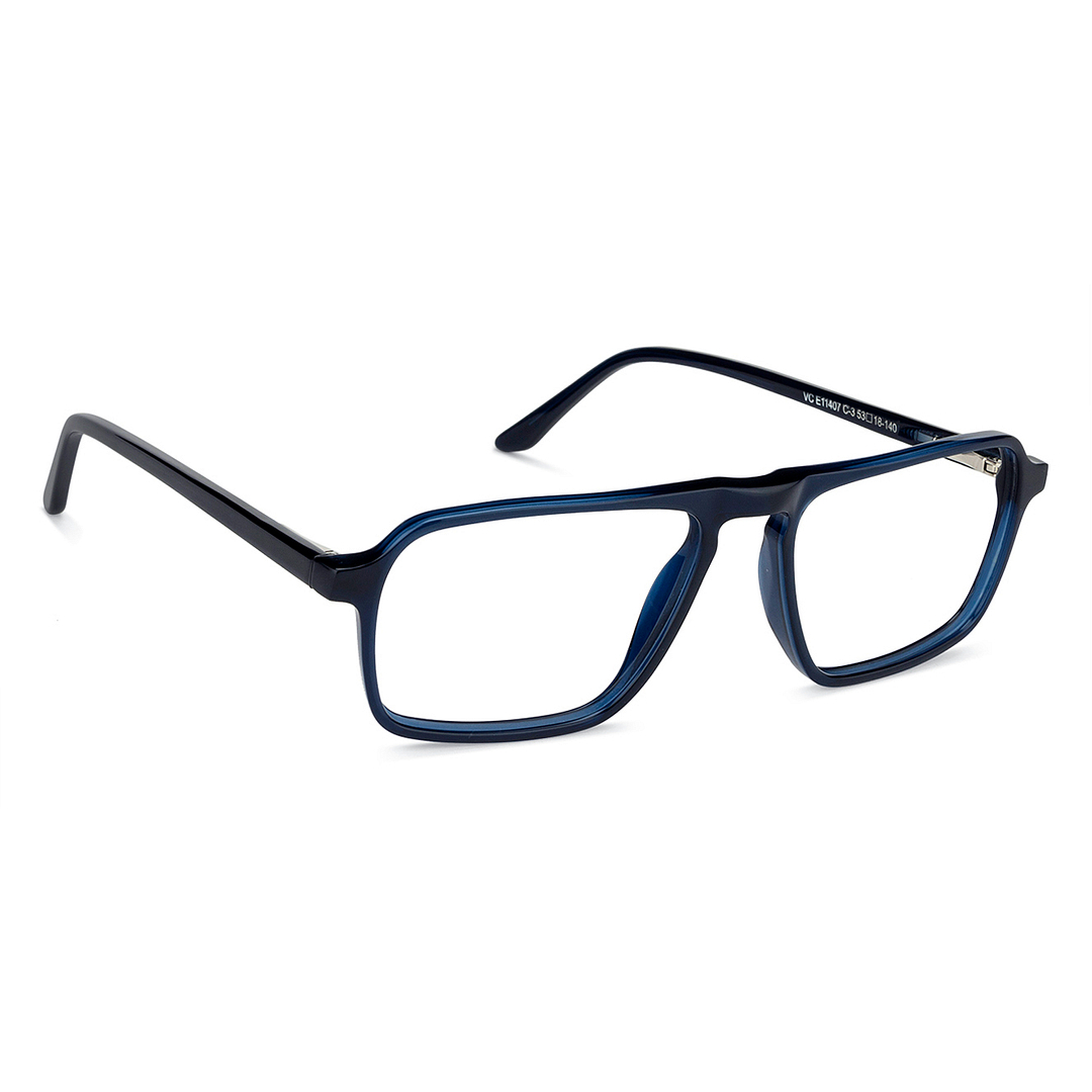 Vincent Chase Online Blue Transparent Full Rim Square left side