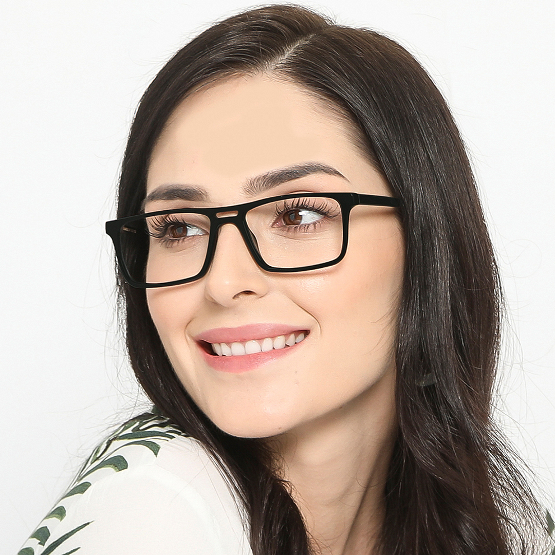 Vincent Chase Online Black Full Rim Rectangle left side