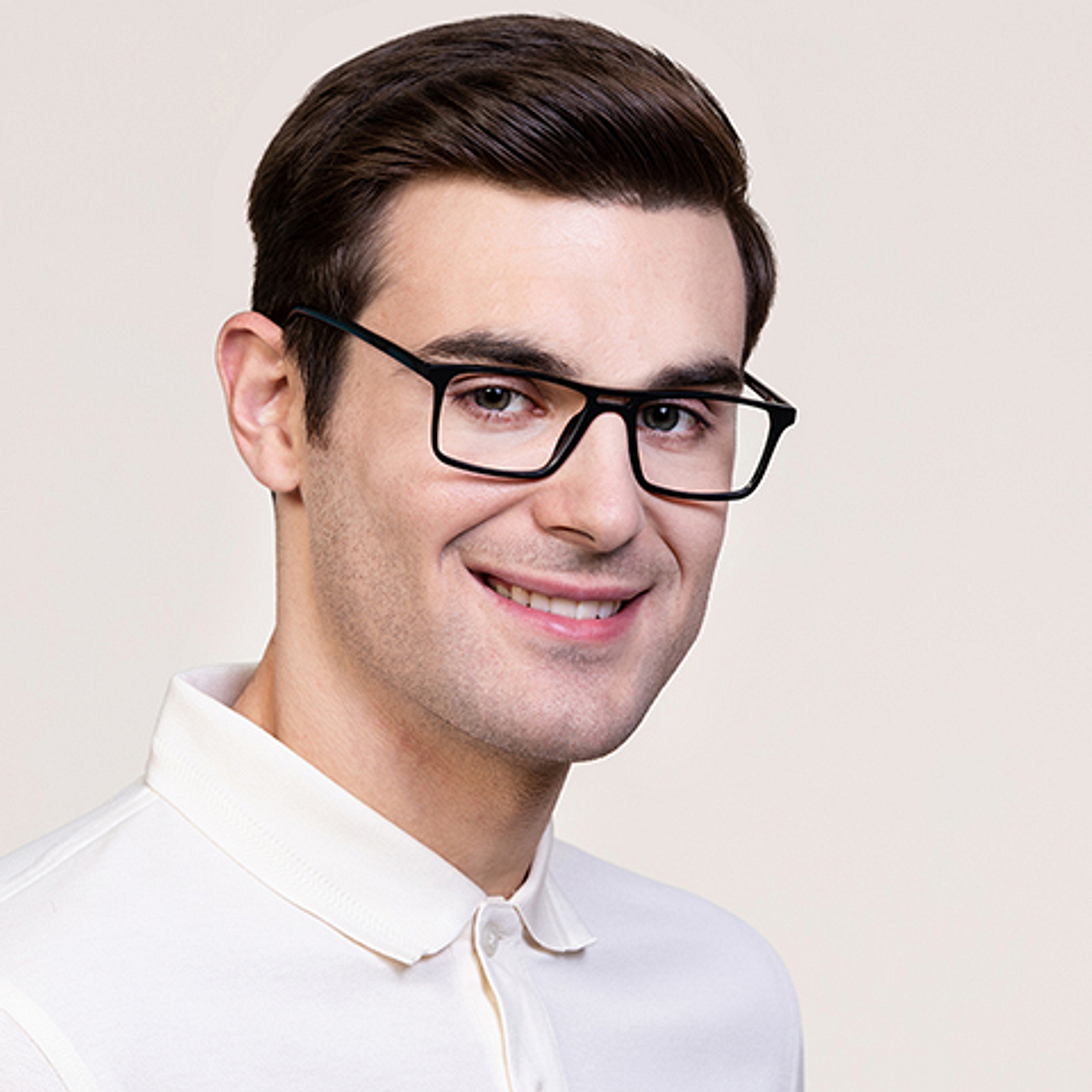 Vincent Chase Online Black Full Rim Rectangle right side