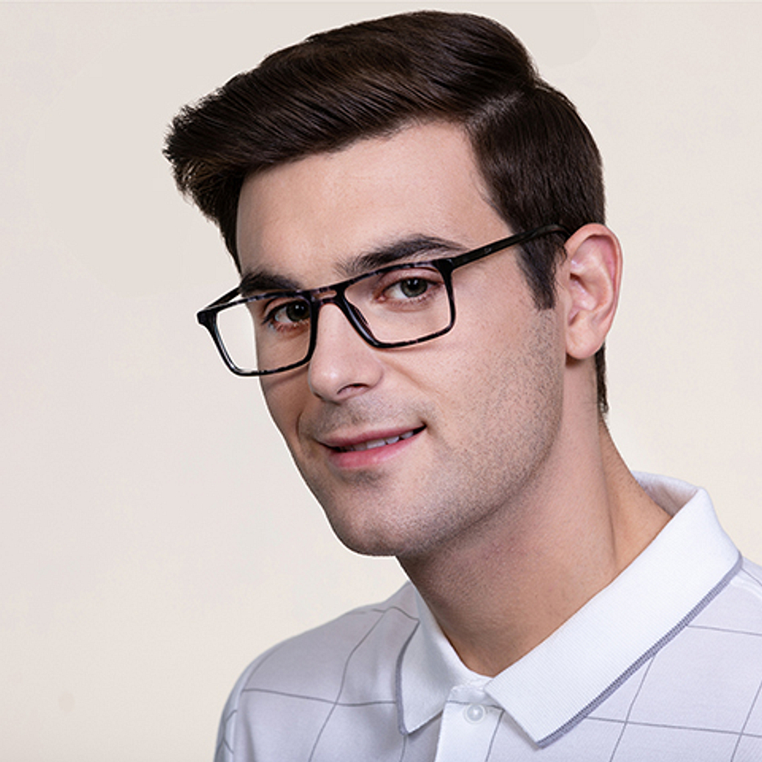 Vincent Chase Online Black Full Rim Rectangle left side