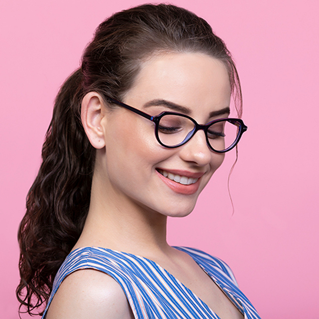 Vincent Chase Online Black Full Rim Geometric right side