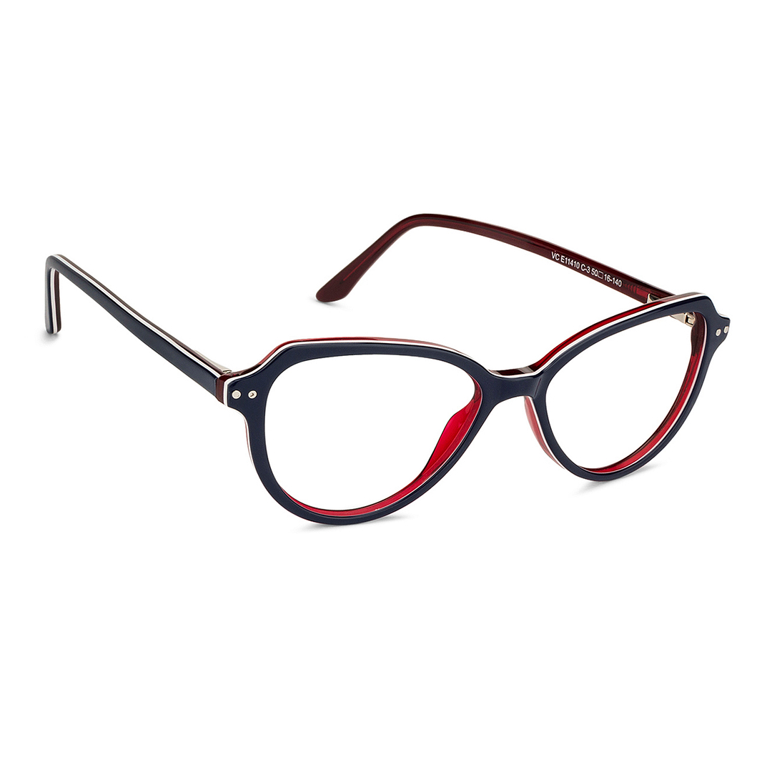 Vincent Chase Online Sky Blue Full Rim Geometric left side