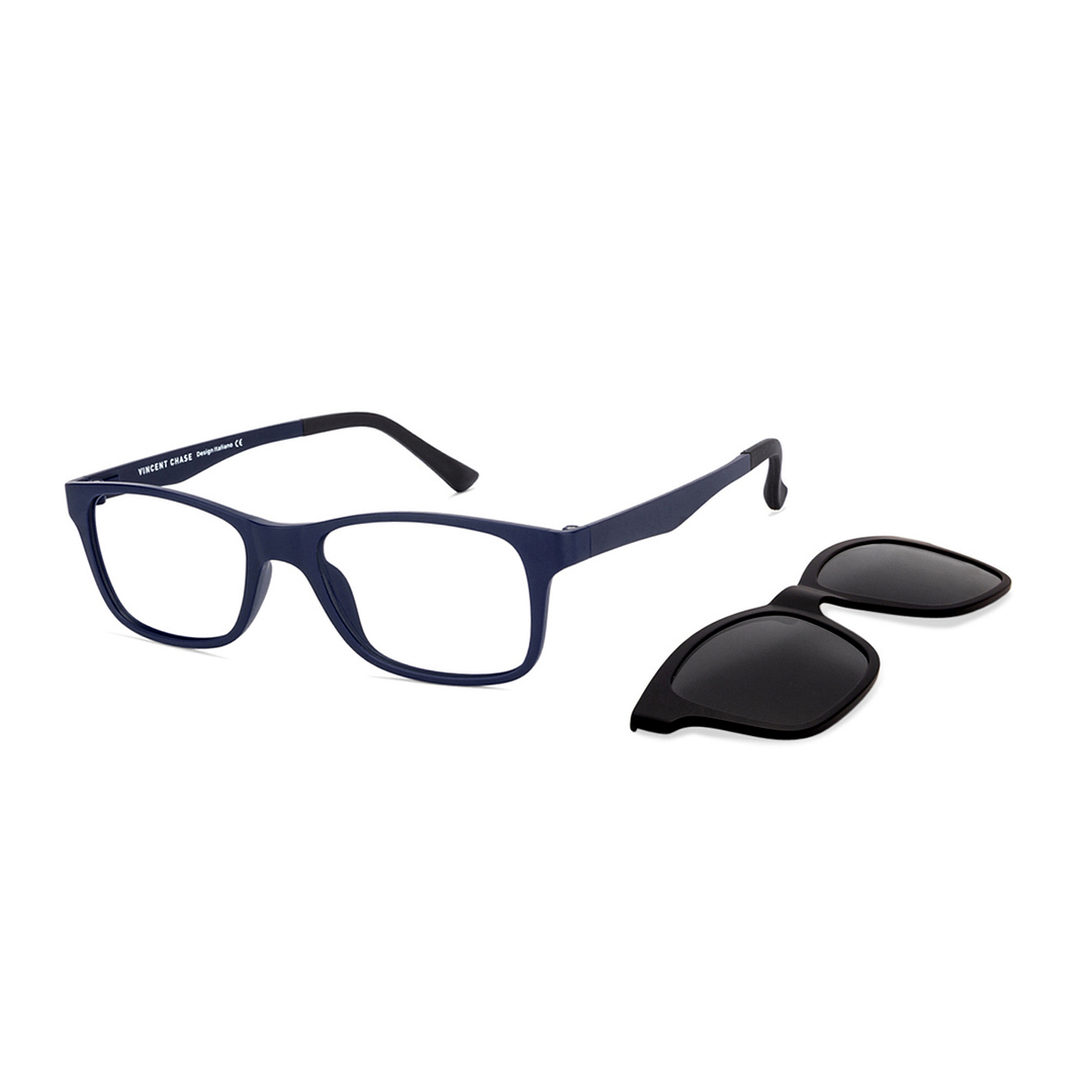 Lenskart Air Online Sky Blue Full Rim Rectangle left side