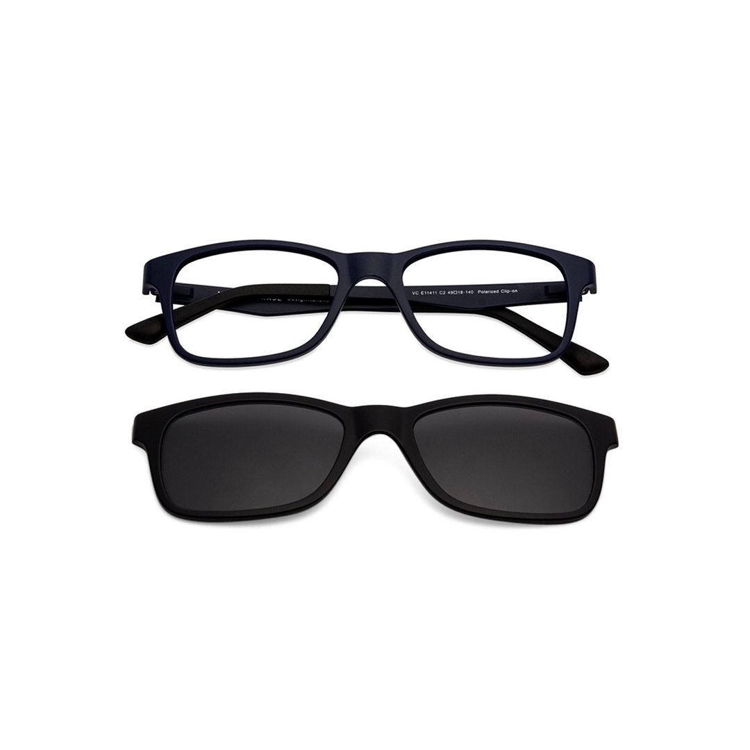 Lenskart Air Online Sky Blue Full Rim Rectangle left side