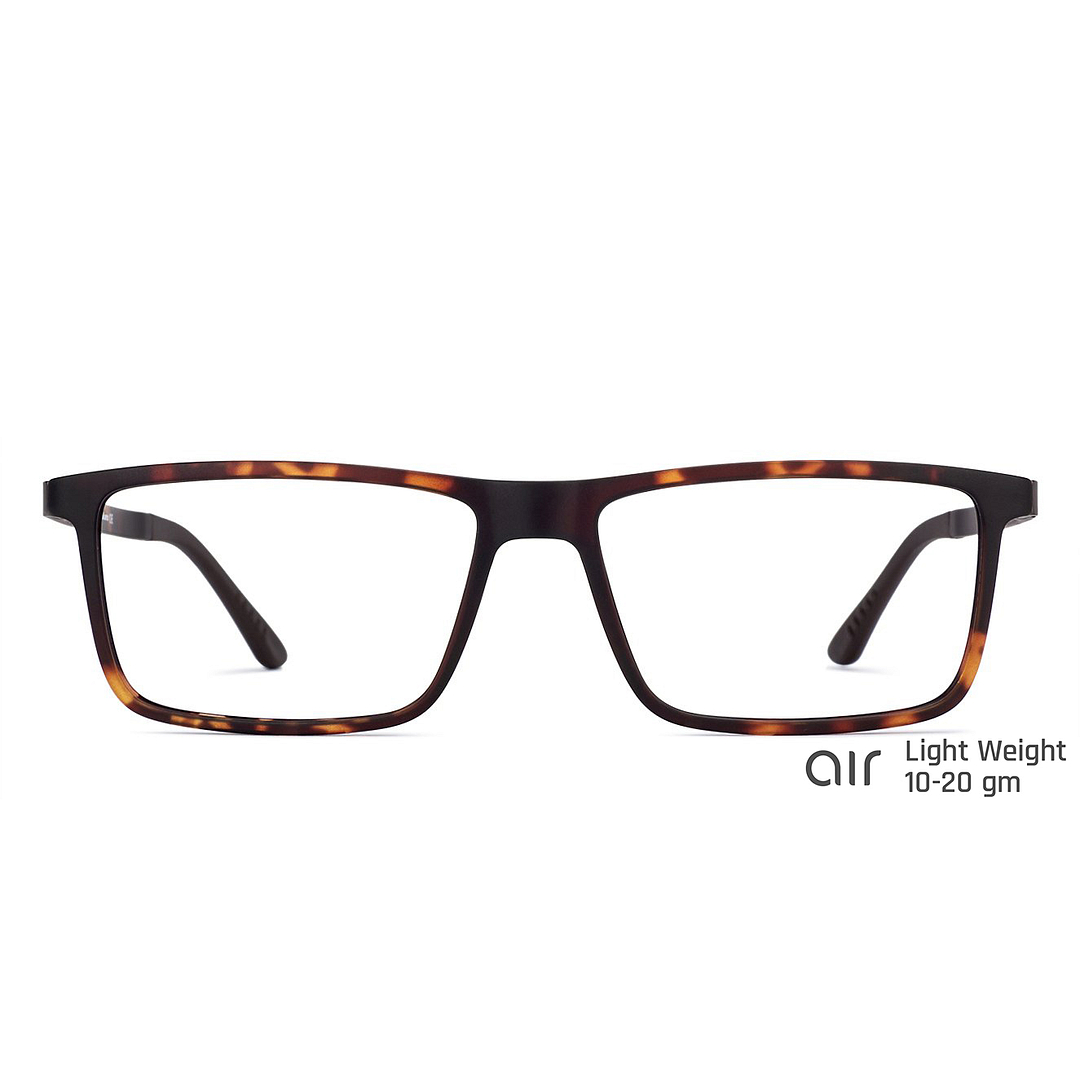Lenskart Air Online Light Brown Full Rim Rectangle left side