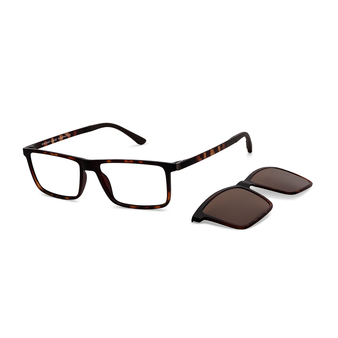 Lenskart Air Online Light Brown Full Rim Rectangle left side