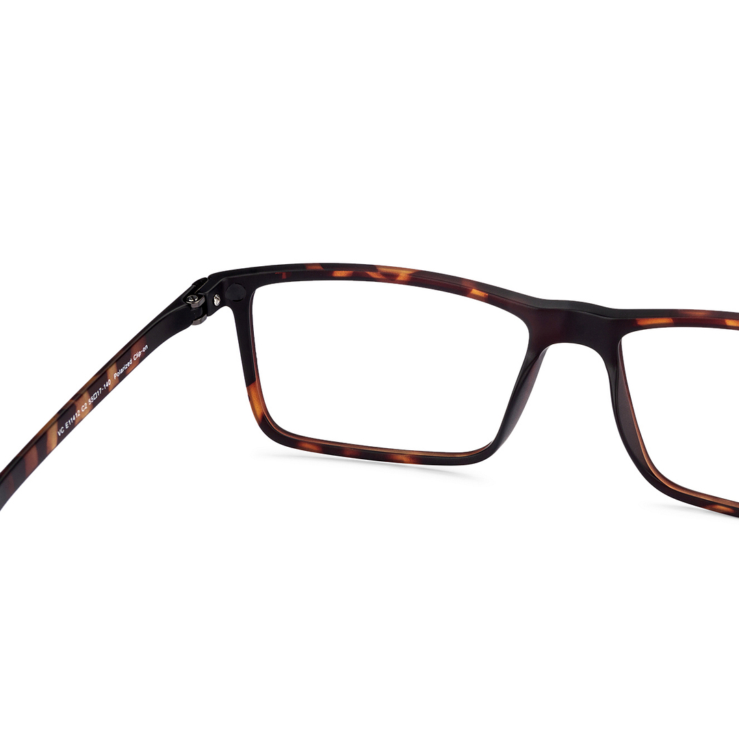 Lenskart Air Online Light Brown Full Rim Rectangle left side