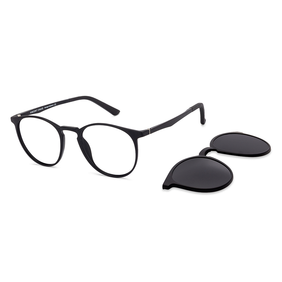 Lenskart Air Online Black Full Rim Round left side