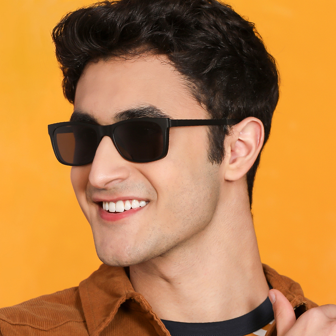 Lenskart Air Online Black Full Rim Rectangle right side