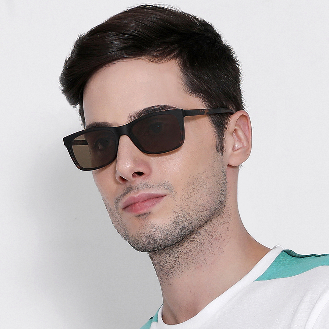 Lenskart Air Online Light Brown Full Rim Rectangle right side