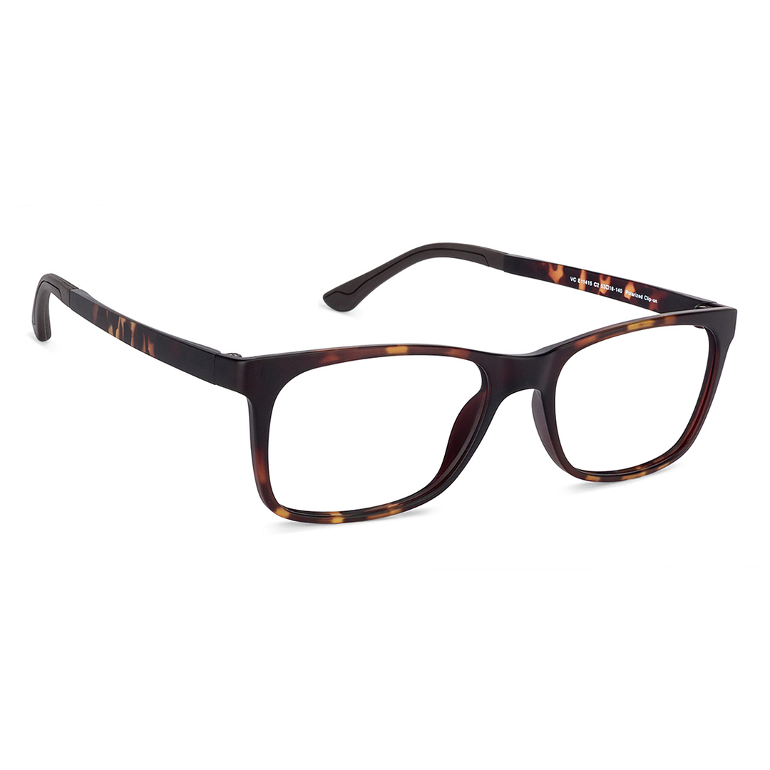 Lenskart Air Online Light Brown Full Rim Rectangle left side