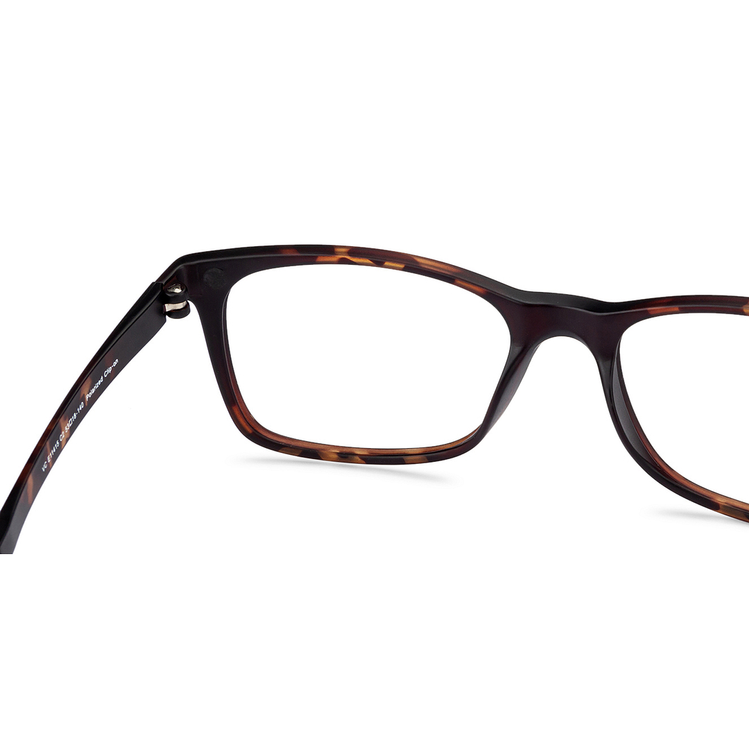 Lenskart Air Online Light Brown Full Rim Rectangle left side