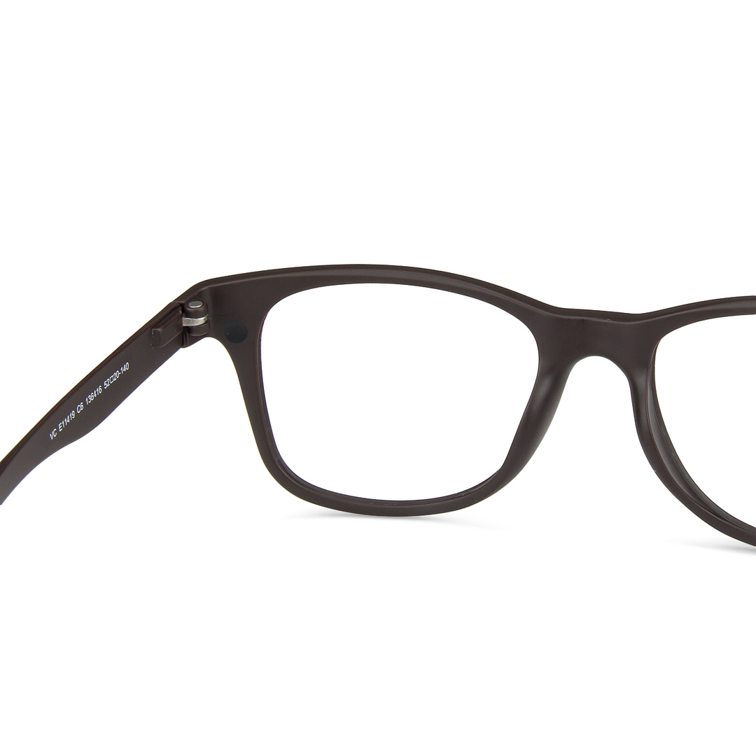 Lenskart Air Online Light Brown Full Rim Square left side
