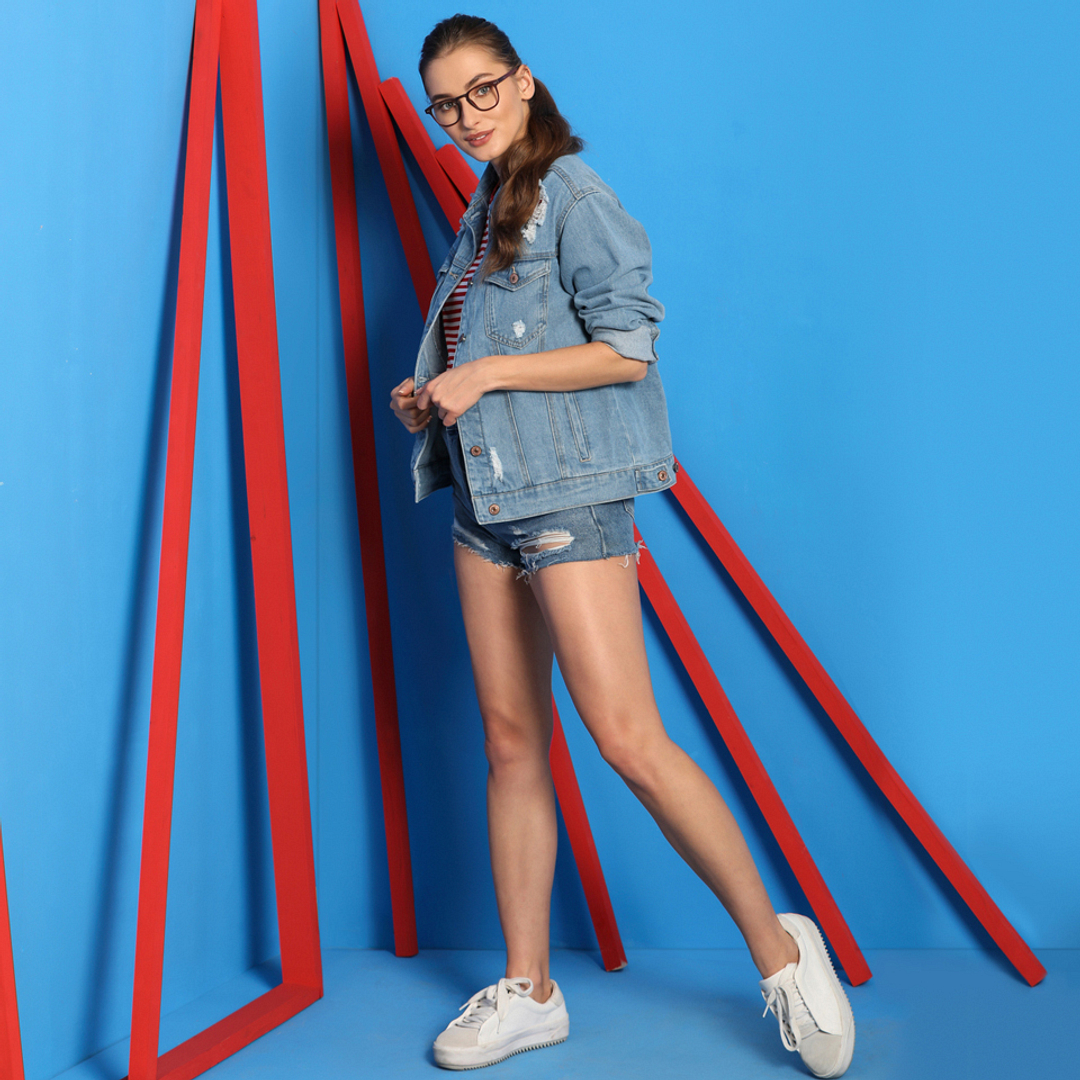 Lenskart Air Online Red Full Rim Square right side