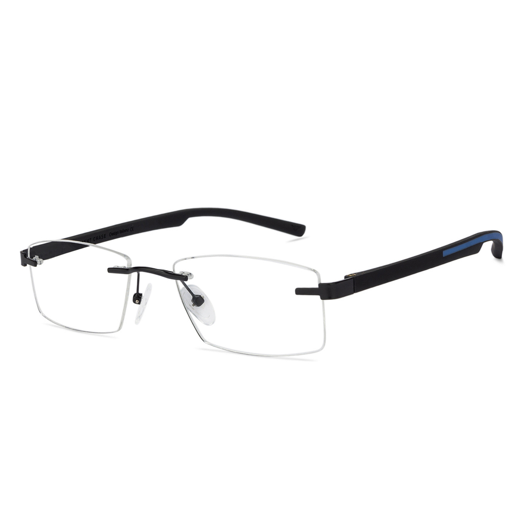 Lenskart Air Online Black Rimless Rectangle right side