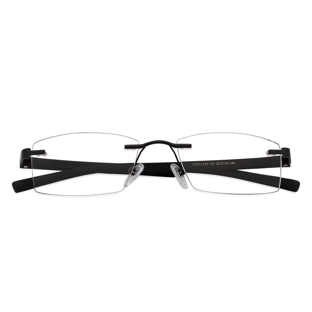 Lenskart Air Online Black Rimless Rectangle right side