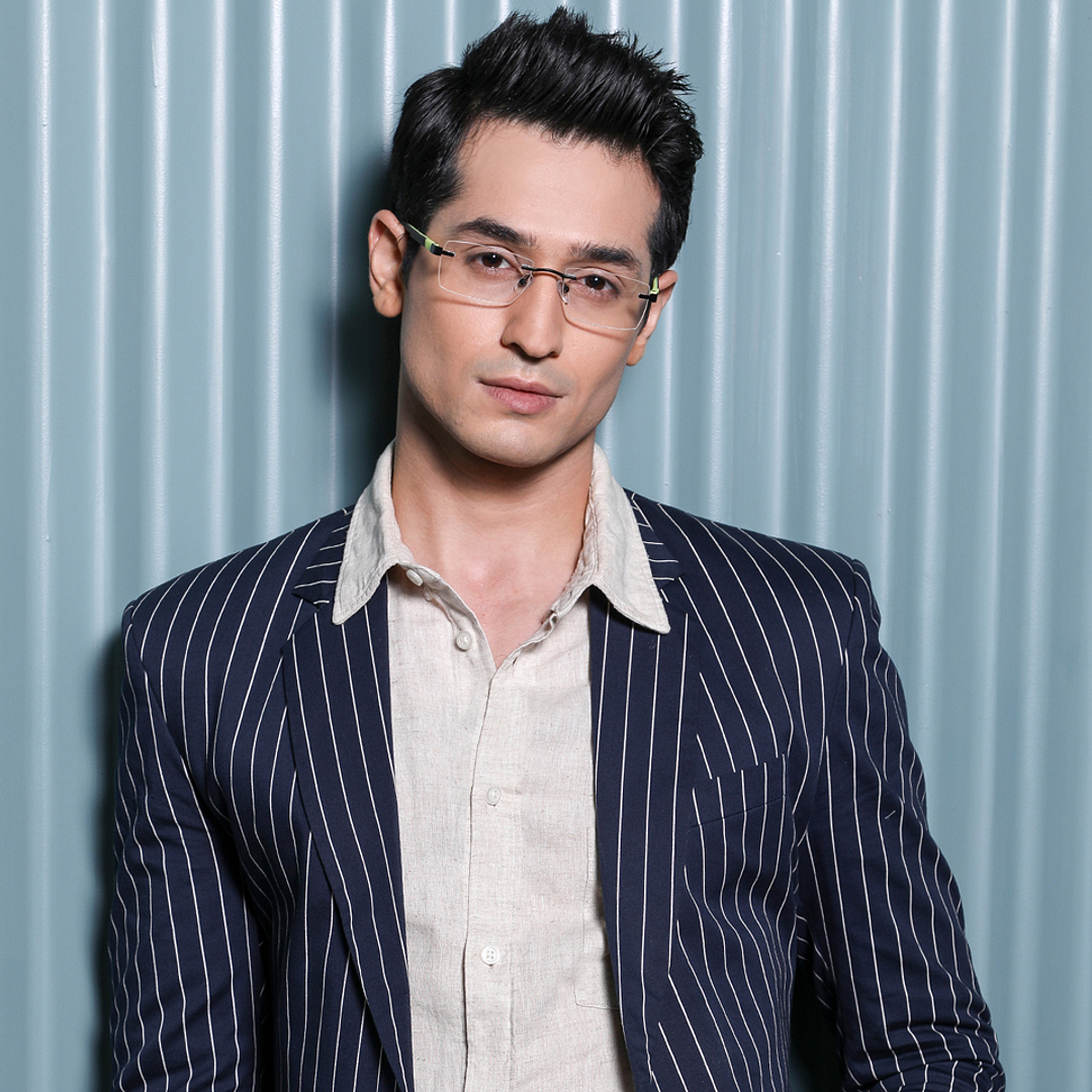 Lenskart Air Online Black Rimless Rectangle left side