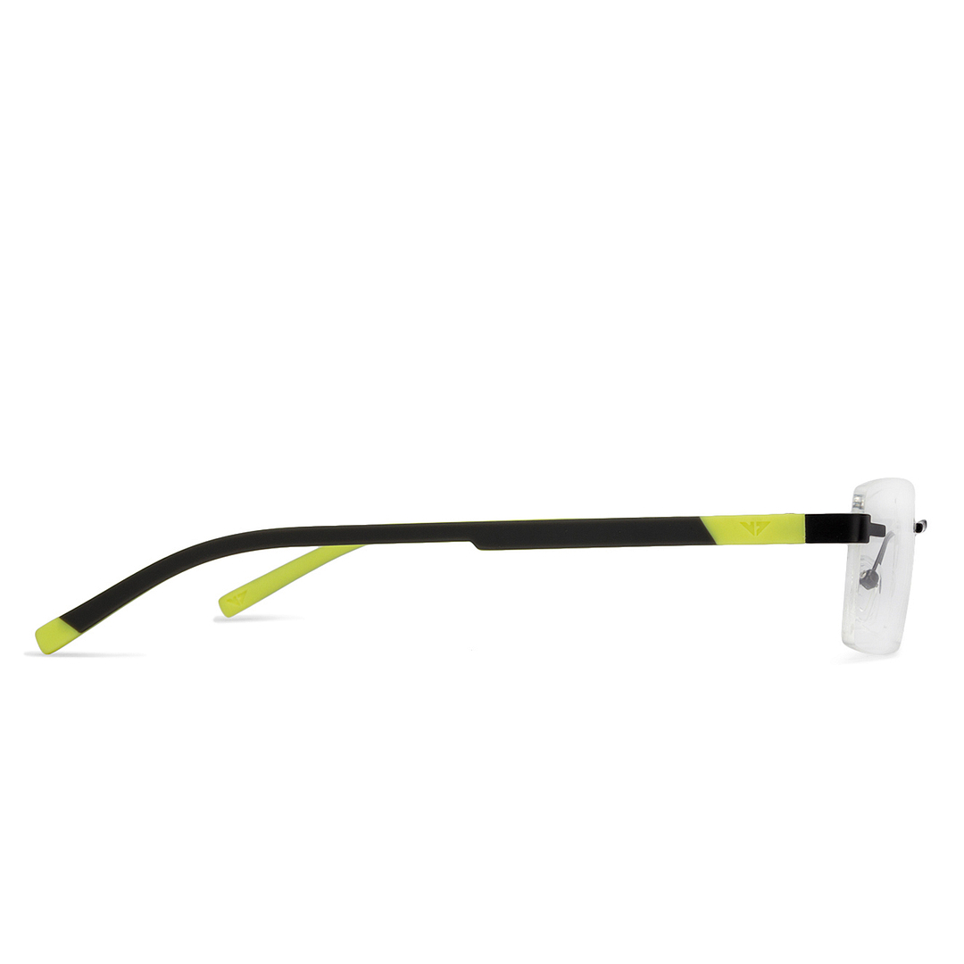 Lenskart Air Online Black Rimless Rectangle right side
