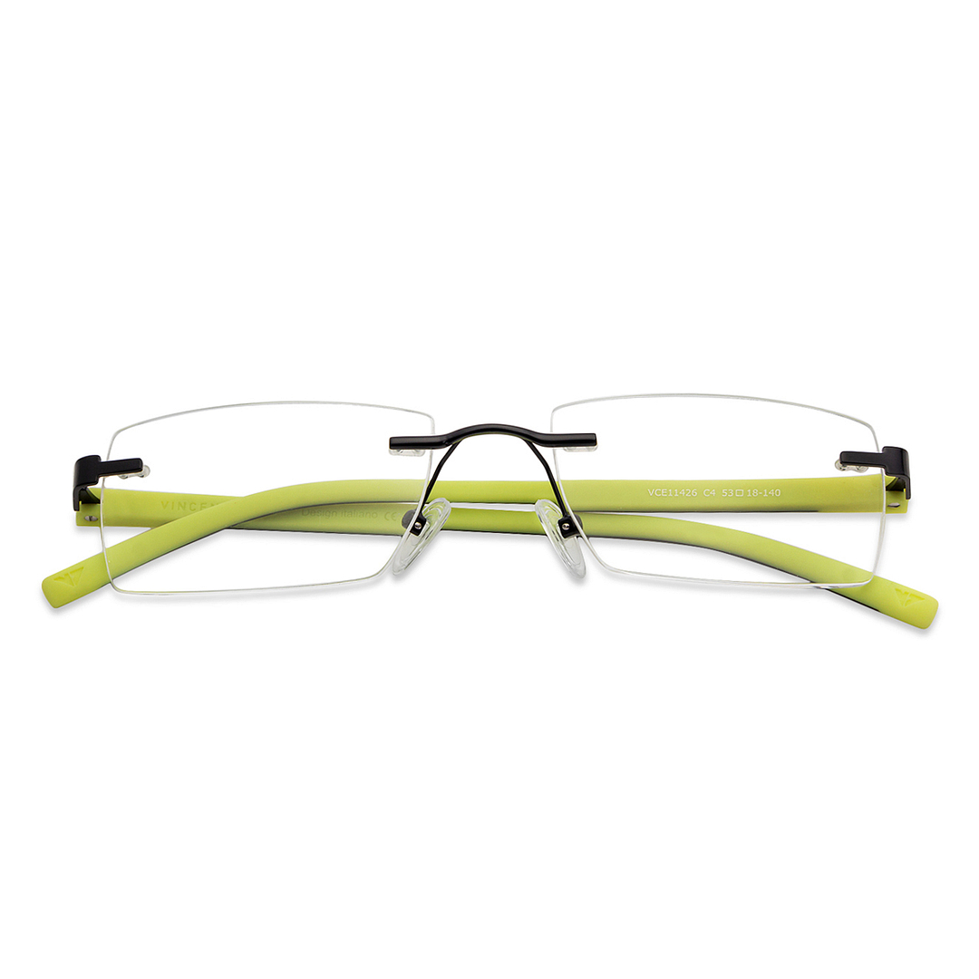 Lenskart Air Online Black Rimless Rectangle right side