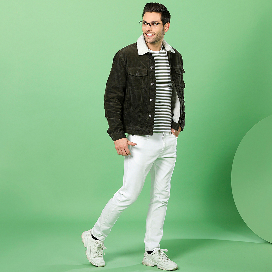 Lenskart Air Online Blue Transparent Half Rim Rectangle left side