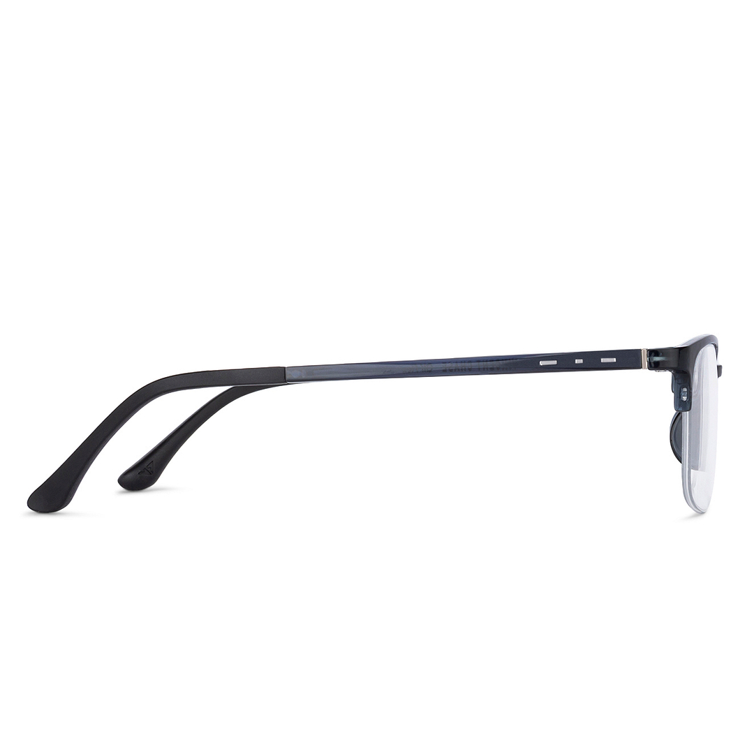 Lenskart Air Online Blue Transparent Half Rim Rectangle right side