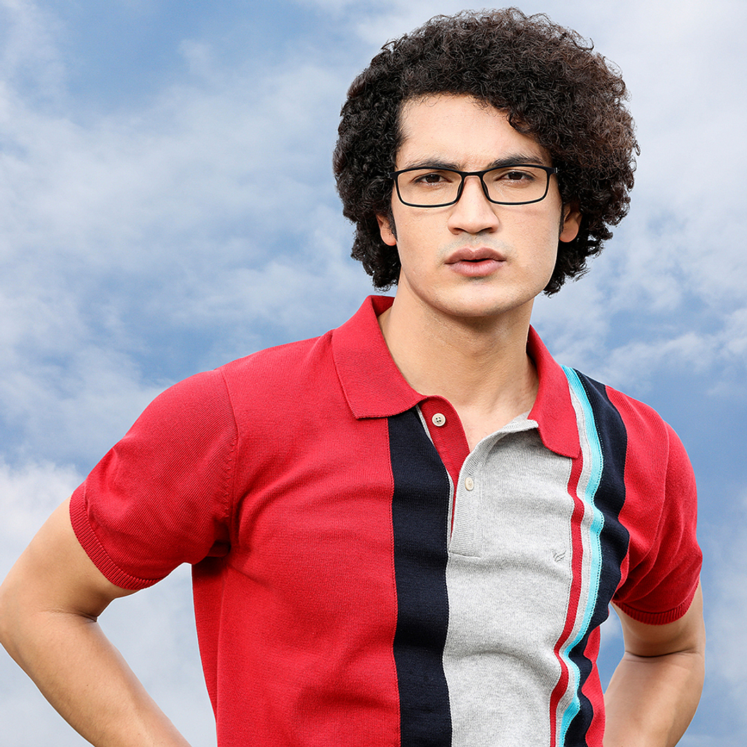 Lenskart Air Online Black Full Rim Rectangle right side