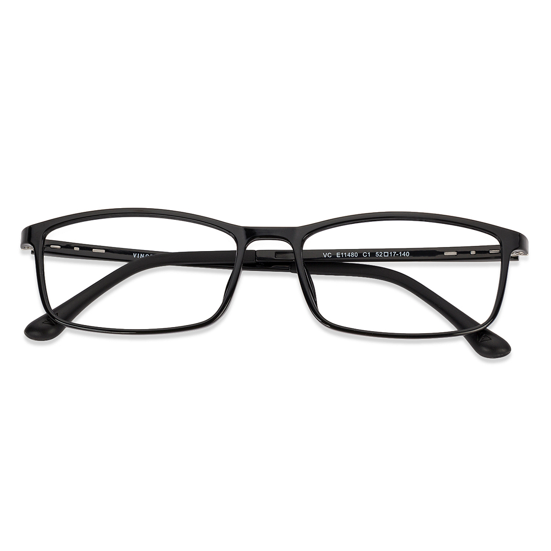 Lenskart Air Online Black Full Rim Rectangle left side