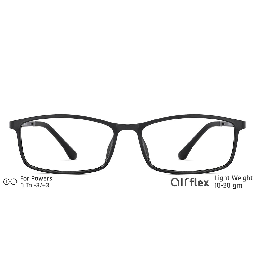 Lenskart Air Online Black Full Rim Rectangle left side