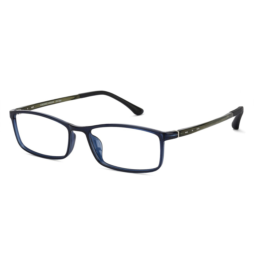 Lenskart Air Online Sky Blue Full Rim Rectangle right side