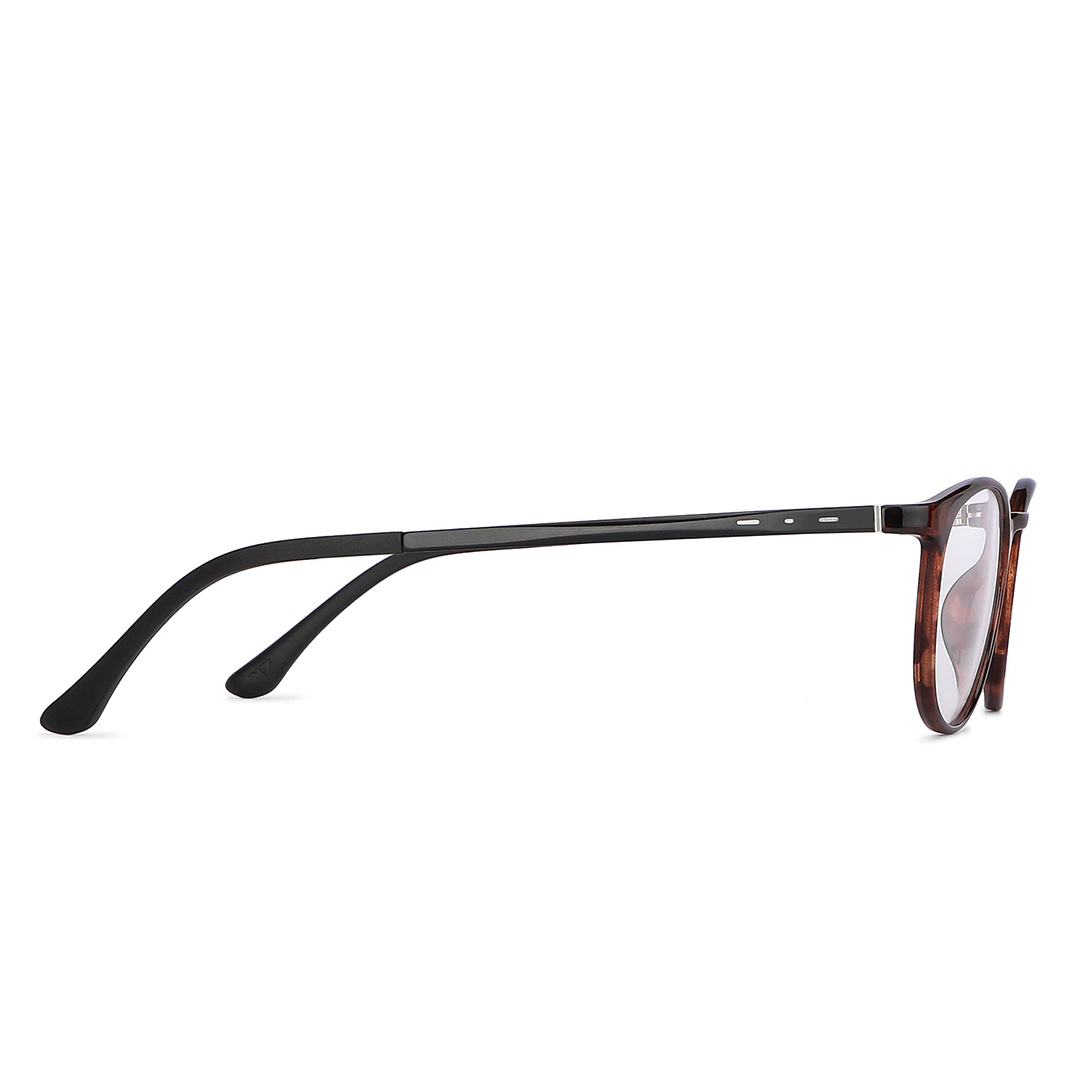 Lenskart Air Light Brown Full Rim Round right side