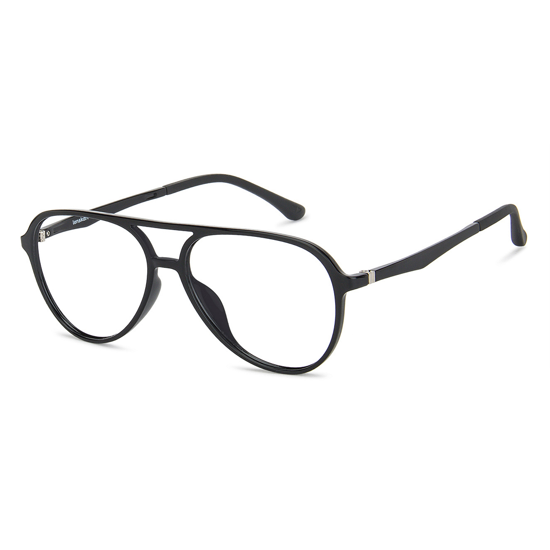 Lenskart Air Online Black Full Rim Aviator right side