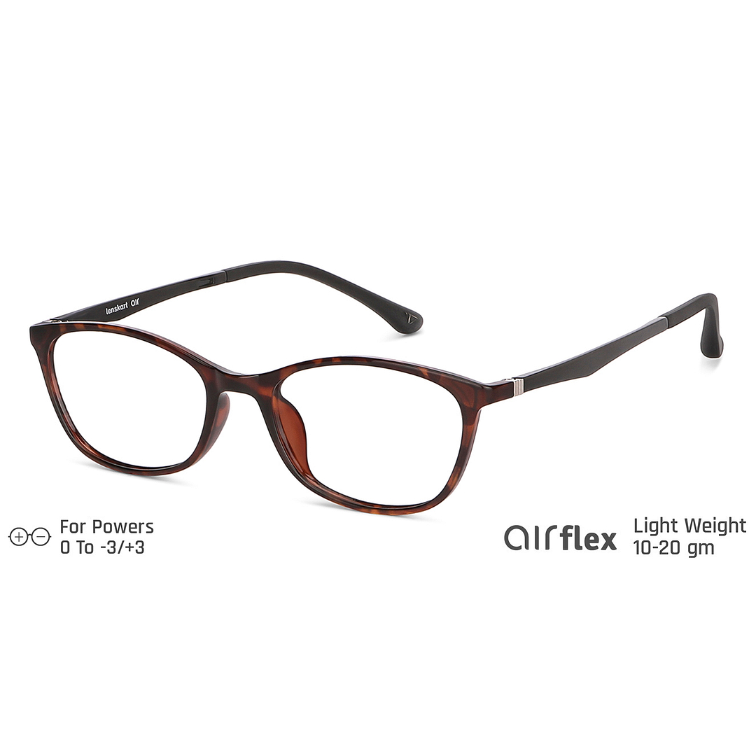 Lenskart Air Light Brown Full Rim Cat Eye right side