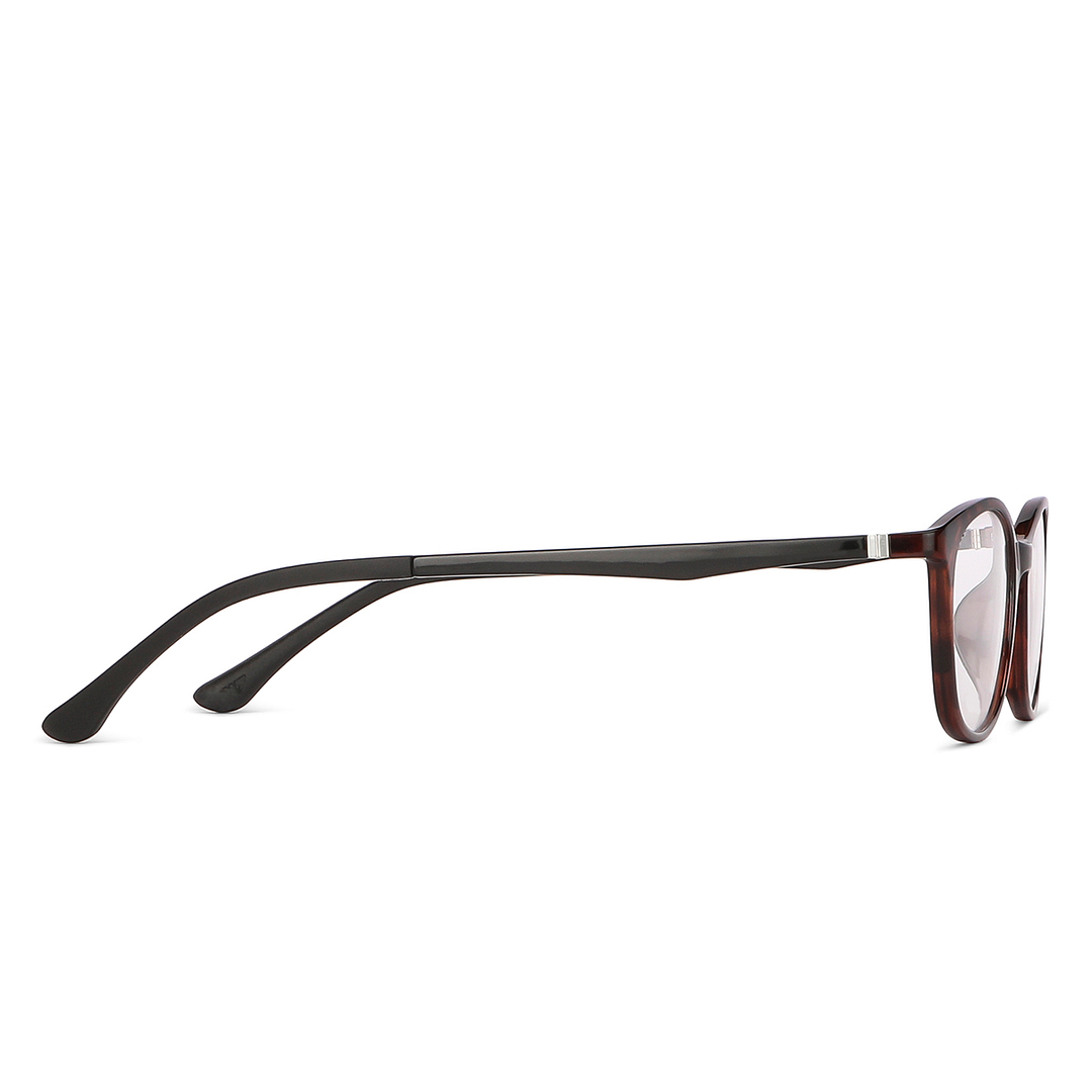 Lenskart Air Light Brown Full Rim Cat Eye left side