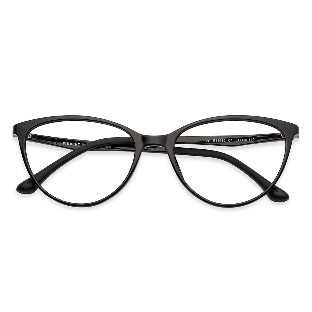 Lenskart Air Online Black Full Rim Cat Eye right side