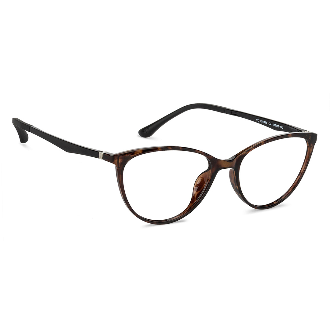Lenskart Air Online Tortoise Full Rim Cat Eye left side