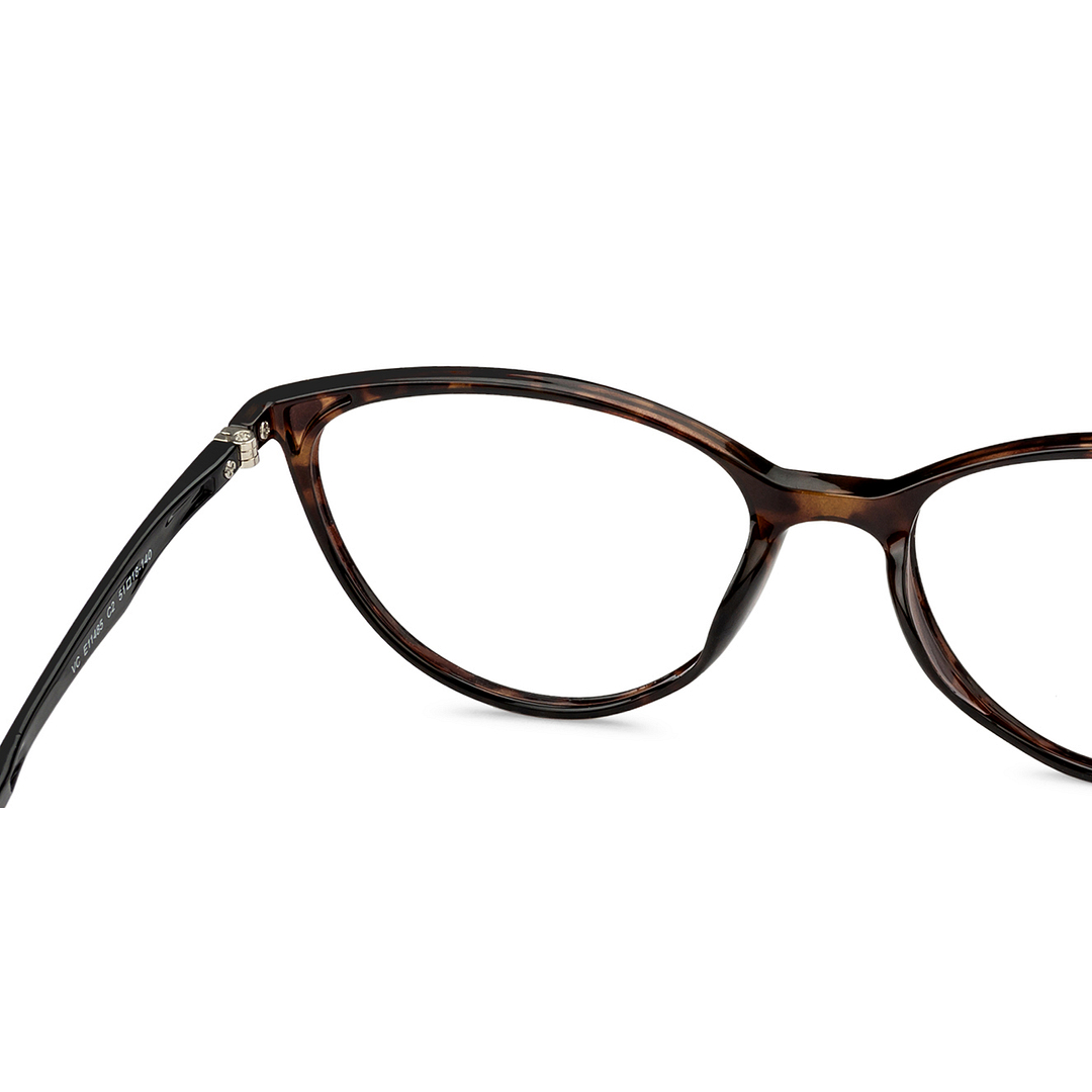 Lenskart Air Online Tortoise Full Rim Cat Eye left side