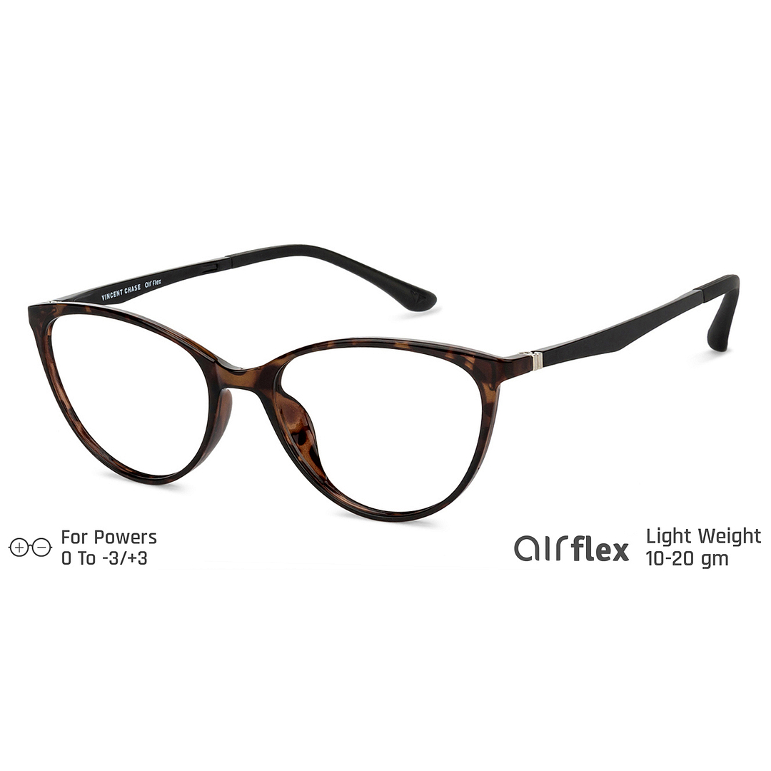 Lenskart Air Online Tortoise Full Rim Cat Eye right side