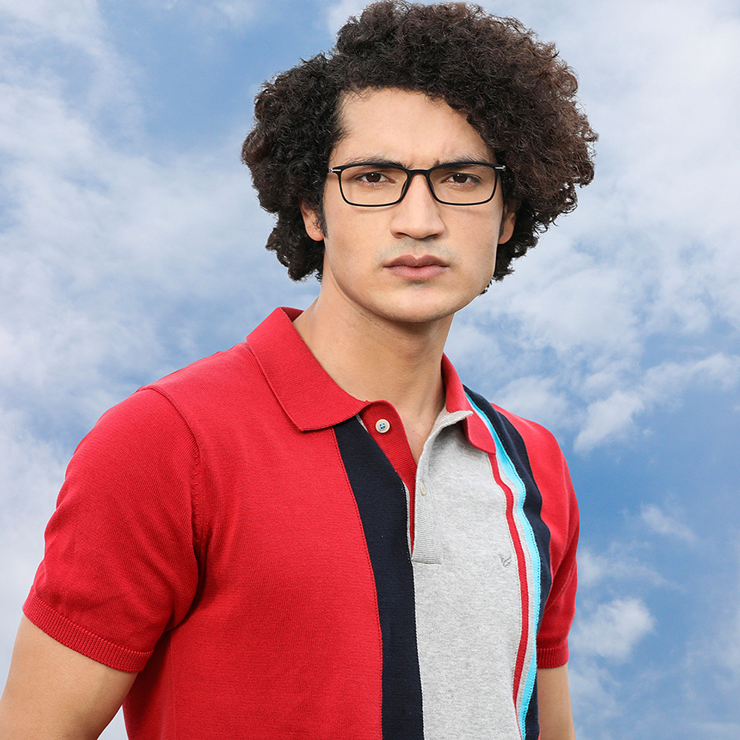 Lenskart Air Online Purple Full Rim Rectangle right side