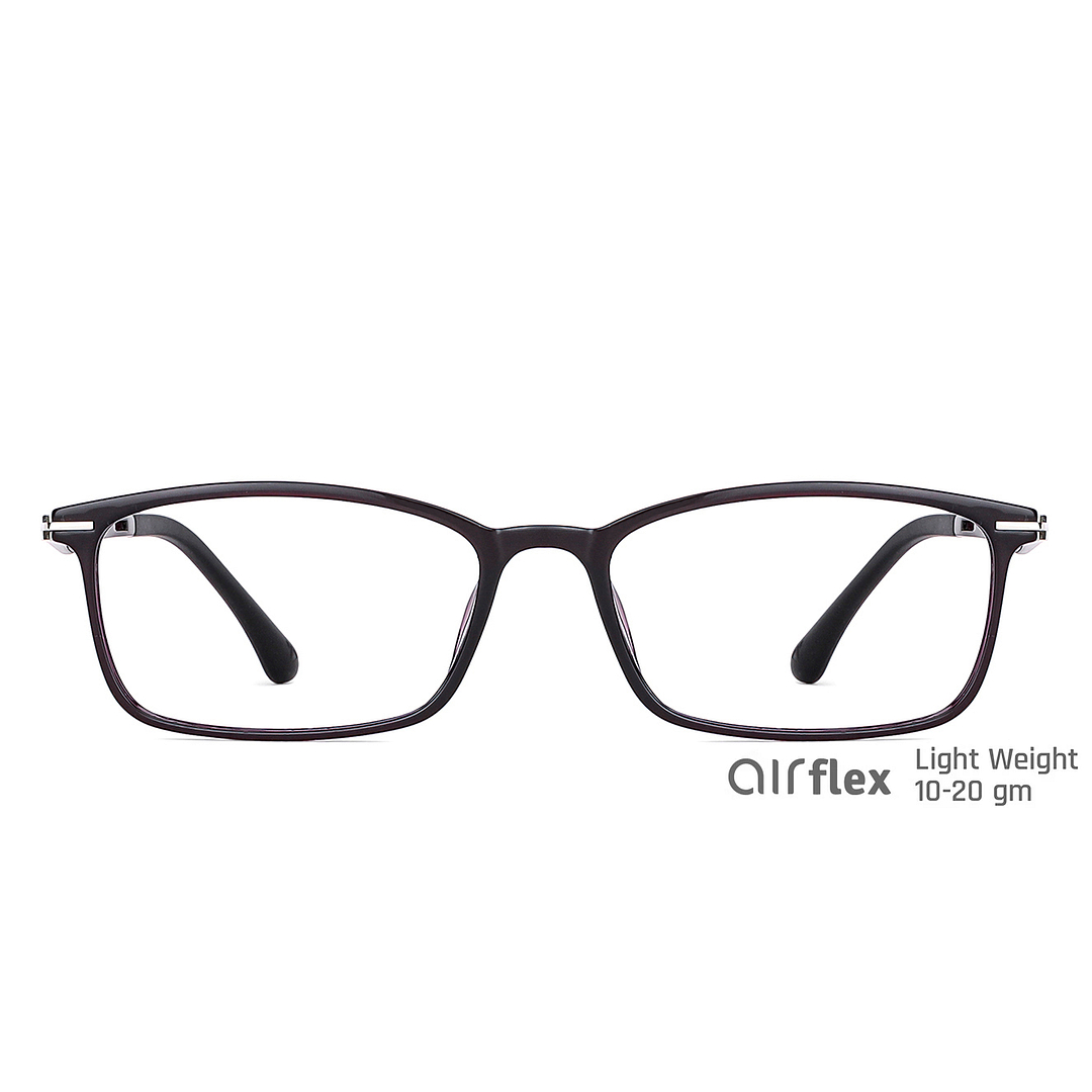 Lenskart Air Online Purple Full Rim Rectangle left side