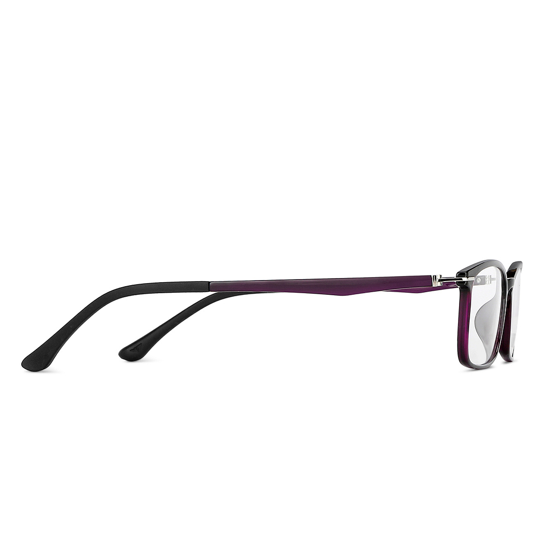 Lenskart Air Online Purple Full Rim Rectangle left side