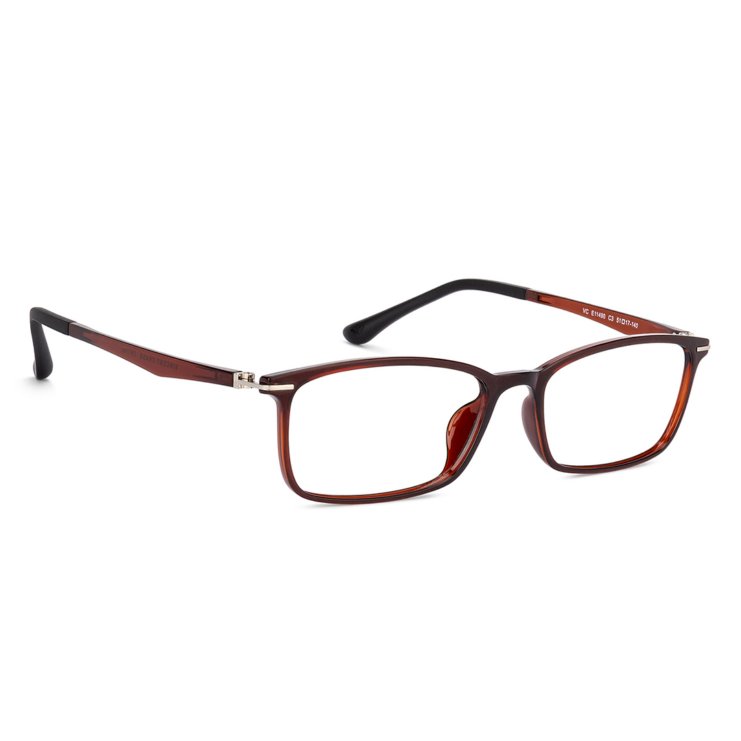 Lenskart Air Online Light Brown Full Rim Rectangle right side